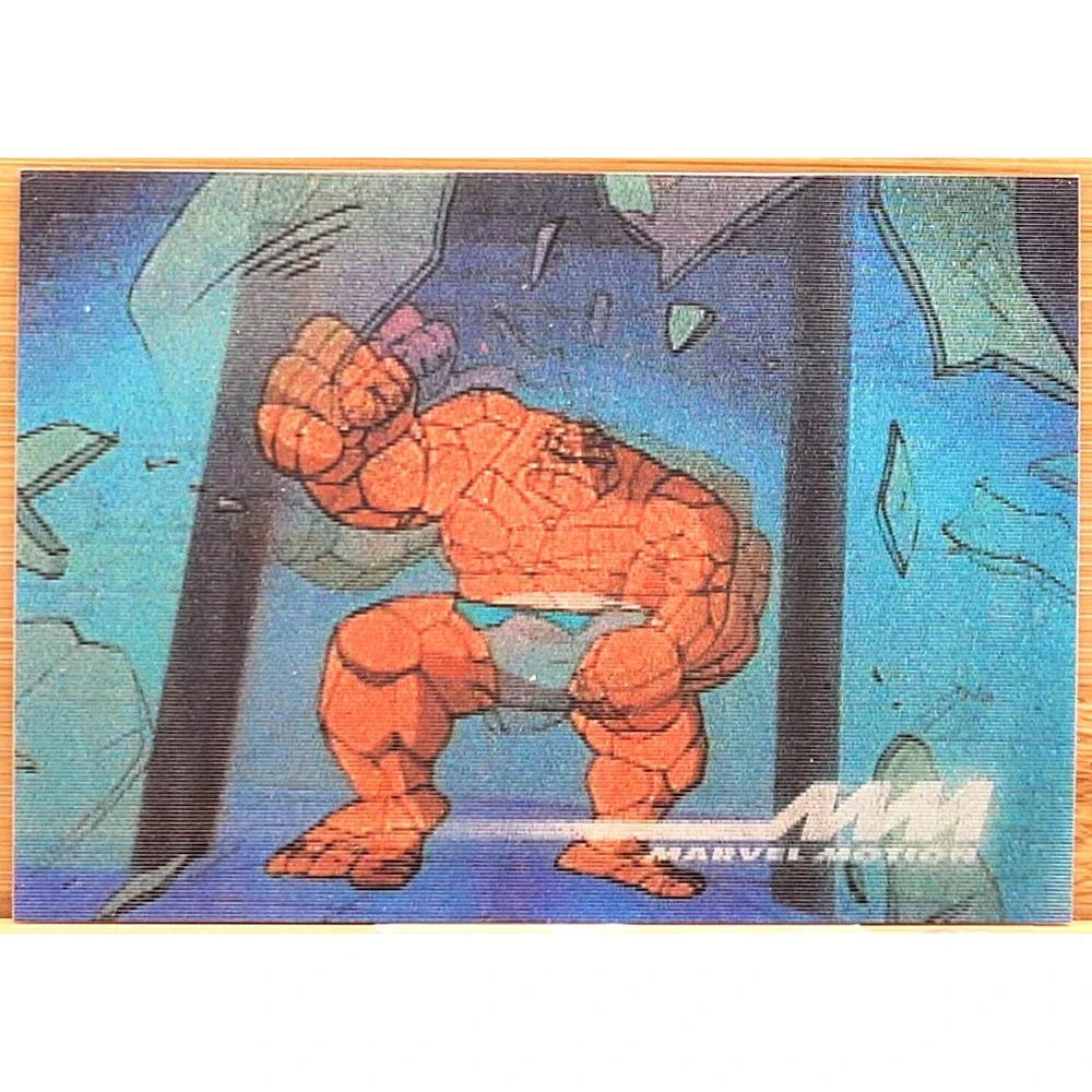 THING 1996 MARVEL MOTION FLEER/SKYBOX CARD #16
